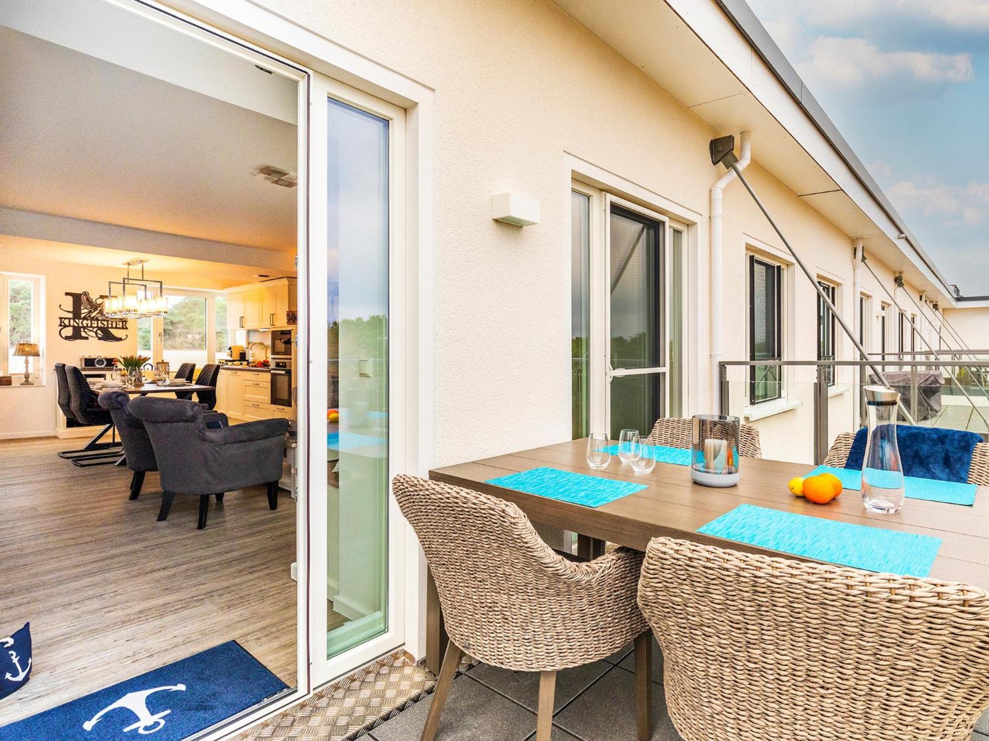 Fewo Prora - Kingfisher Dachterrasse Binz Esterno foto